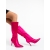 Cizme dama fucsia din material textil Saori - Kalapod.net