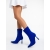Botine dama albastre din material textil Vanice - Kalapod.net