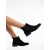 Botine dama negre din material textil Sauda, 4 - Kalapod.net