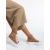 Tenisi dama camel din material textil Yustina - Kalapod.net