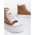 Tenisi dama camel din material textil Yustina, 6 - Kalapod.net