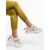 Pantofi sport dama bej deschis din material textil Nithya - Kalapod.net