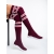 Pantofi sport dama grena din material textil Alisa - Kalapod.net