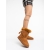 Cizme dama camel din material textil Taryn, 2 - Kalapod.net