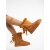 Cizme dama camel din material textil Taryn, 3 - Kalapod.net