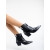Botine dama negre din piele ecologica Mychal, 4 - Kalapod.net