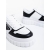 Pantofi sport dama albi cu negru din piele ecologica Retta, 6 - Kalapod.net