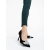 Pantofi dama negri cu toc din material textil Tiphanie, 2 - Kalapod.net Pantofi dama negri cu toc din material textil Tiphanie, 2 - Kalapod.net