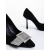 Pantofi dama negri cu toc din material textil Tiphanie, 6 - Kalapod.net Pantofi dama negri cu toc din material textil Tiphanie, 6 - Kalapod.net