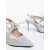 Pantofi dama argintii din material textil Shaira, 8 - Kalapod.net