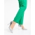 Pantofi dama argintii din material textil Shaneka - Kalapod.net