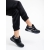 Pantofi sport dama negri din material textil si piele ecologica Ravenna, 7 - Kalapod.net