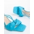 Sandale dama albastre deschis din material textil Shadia, 6 - Kalapod.net
