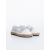 Espadrile copii albe din piele ecologica si material textil Guapissima - Kalapod.net