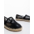 Espadrile copii negre din piele ecologica si material textil Guapissima, 7 - Kalapod.net