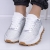 Pantofi sport dama argintii din material textil Gelena - Kalapod.net