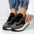 Pantofi sport dama negri cu gri din material textil Sorant, 2 - Kalapod.net