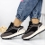 Pantofi sport dama negri cu gri din material textil Sorant, 3 - Kalapod.net