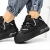 Pantofi sport dama negri din piele ecologica Dreoni, 3 - Kalapod.net