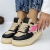 Pantofi sport dama maro din piele ecologica si material textil Agatina - Kalapod.net
