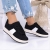 Pantofi sport dama negri din material textil Fauna - Kalapod.net