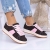 Pantofi sport dama maro din material textil Fauna - Kalapod.net