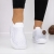 Pantofi sport dama albi din material textil Vorana, 3 - Kalapod.net