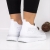 Pantofi sport dama albi din material textil Vorana, 4 - Kalapod.net