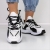 Pantofi sport dama albi cu negru din piele ecologica Kezia, 5 - Kalapod.net
