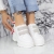 Pantofi sport dama albi din piele ecologica Bernetta, 2 - Kalapod.net