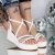 Sandale dama cu platforma albe din piele ecologica Trifina, 2 - Kalapod.net