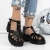 Sandale dama cu toc si platforma negre din piele ecologica lacuita Starla, 3 - Kalapod.net Sandale dama cu toc si platforma negre din piele ecologica lacuita Starla, 3 - Kalapod.net