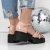 Sandale dama cu toc si platforma bej din piele ecologica lacuita Starla, 4 - Kalapod.net Sandale dama cu toc si platforma bej din piele ecologica lacuita Starla, 4 - Kalapod.net