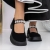 Pantofi casual dama negri din material textil Viridia, 3 - Kalapod.net