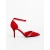 Pantofi dama cu toc rosii din material textil Armara, 5 - Kalapod.net