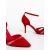 Pantofi dama cu toc rosii din material textil Armara, 6 - Kalapod.net