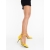 Pantofi dama cu toc galbeni din material textil Armara - Kalapod.net