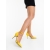 Pantofi dama cu toc galbeni din material textil Armara, 2 - Kalapod.net