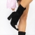 Botine dama cu toc negre din material textil Auvara, 2 - Kalapod.net