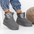 Cizme dama gri din material textil Deeva - Kalapod.net