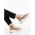Pantofi sport dama aurii din material textil si material sintetic Varava, 4 - Kalapod.net