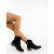 Botine dama negre din material textil Cosara, 3 - Kalapod.net
