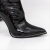 Botine dama cu toc negre din piele ecologica lacuita Zenara, 4 - Kalapod.net