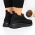 Pantofi sport dama negri din material textil Vorana, 4 - Kalapod.net