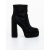 Botine dama cu toc negre din material textil Nuvera, 5 - Kalapod.net