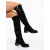Cizme dama negre din material textil Tallara - Kalapod.net