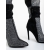 Cizme dama cu toc negre din material textil Maravibe, 6 - Kalapod.net