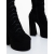 Cizme dama cu toc negre din material textil Bestara, 6 - Kalapod.net