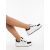 Pantofi sport dama albi cu negru din piele ecologica Ozara, 4 - Kalapod.net