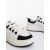 Pantofi sport dama albi cu negru din piele ecologica Ozara, 6 - Kalapod.net